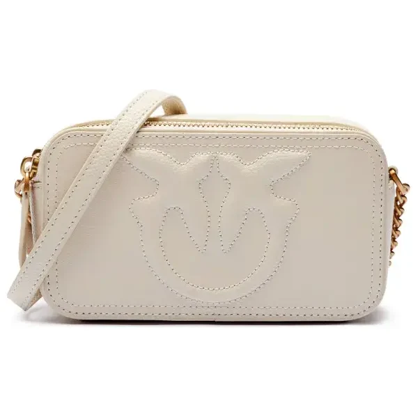 Pinko Kožená crossbody kabelka CARRIE 56903480