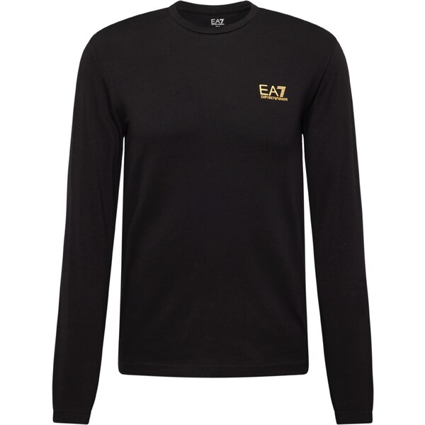 EA7 Emporio Armani Tričko zlatá žltá / čierna 56909994