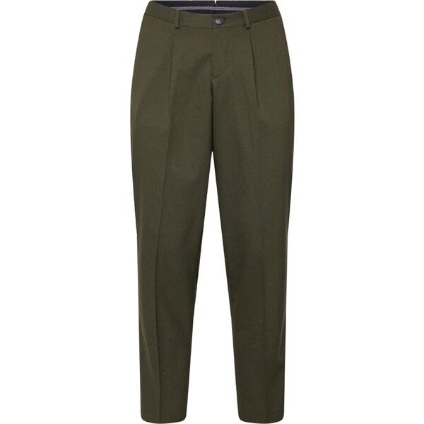 SELECTED Plisované nohavice SLHBLAKE jedľová 57223779