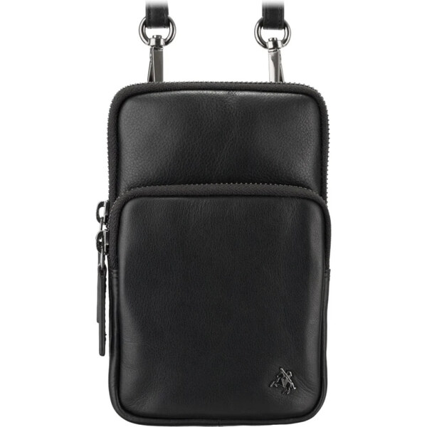 Visconti Malá pánska kožená taška na doklady čierna (KT216) 61876606