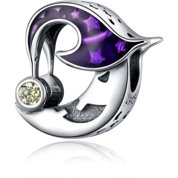 Royal Fashion strieborný prívesok Temný mesiac 57487594