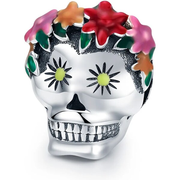 Royal Fashion strieborný prívesok Lebka 57487598