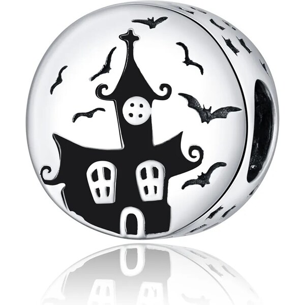 Royal Fashion strieborný prívesok Hrad duchov 57487609