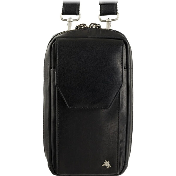 Visconti Malá pánska kožená taška na doklady čierna (KT217) 59774316