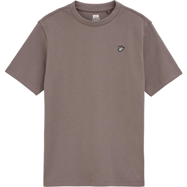 WE Fashion Tričko svetlohnedá / čierna / biela 56955035