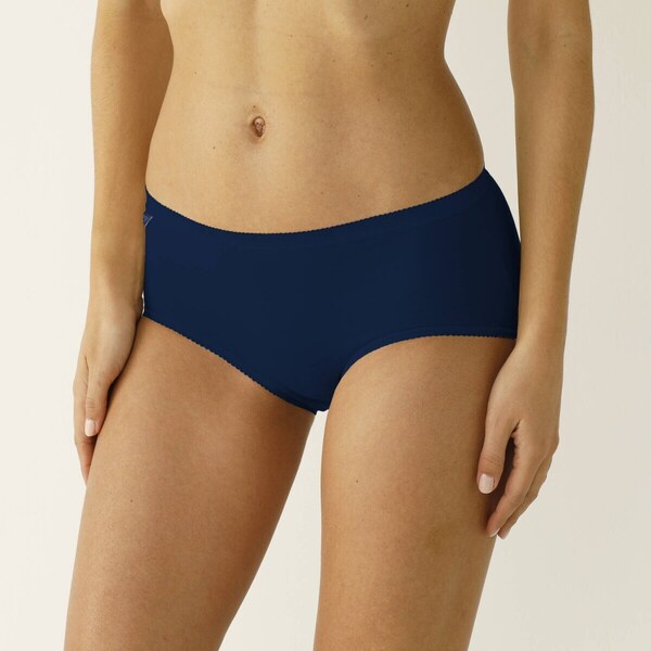 Súprava 3 nohavičiek midi Basic nám.modrá+biela+sivá 050 Blancheporte 56966699