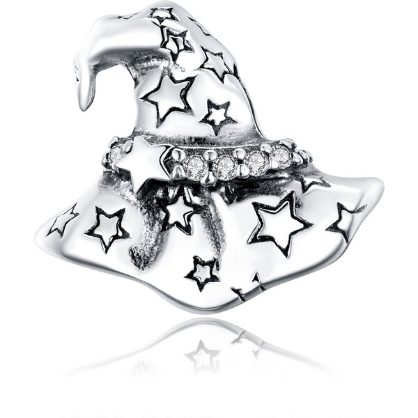 Royal Fashion strieborný prívesok Čarodejnícky klobúk 57487608