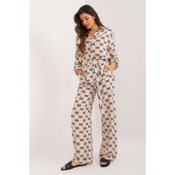 MladaModa Elegantný 2-dielny komplet košele a nohavíc model 44141 56979492