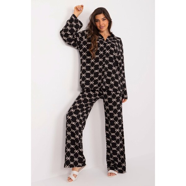 MladaModa Elegantný 2-dielny komplet košele a nohavíc model 44141 56979493