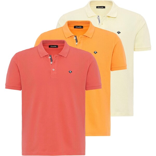 Cool Hill Tričko pastelovo žltá / mandarínková / lososová 57018281