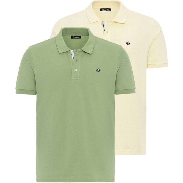 Cool Hill Tričko pastelovo žltá / svetlozelená 57018282