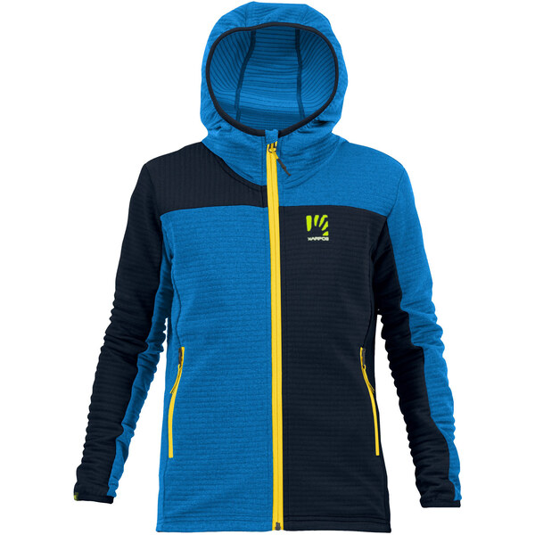 Karpos NUVOLAU KID mikina so zipsom Outer Space/Indigo Bunting 58443388