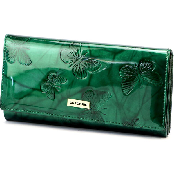 Dámska kožená peňaženka Gregorio zelená KZ52666 66194763