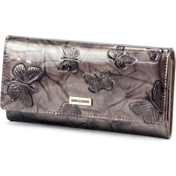 Dámska kožená peňaženka Gregorio sivá KZ52660 62179276