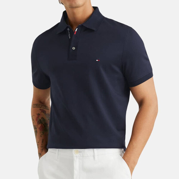 Pánské modré polo triko Tommy Hilfiger 55978 57027828