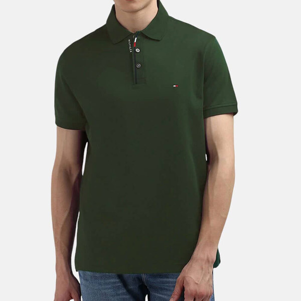 Pánské zelené polo triko Tommy Hilfiger 55979 57029199