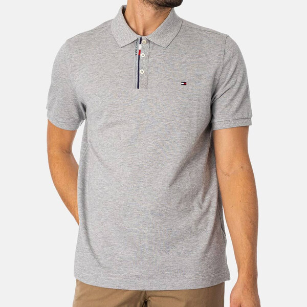 Pánské šedé polo triko Tommy Hilfiger 55980 57031076