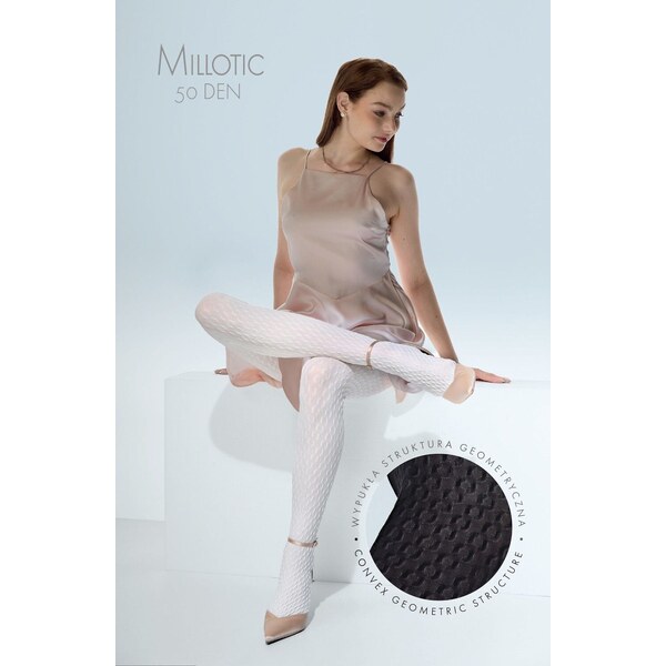 Pančuchové nohavice Knittex Millotic 3D 50 den 62986769