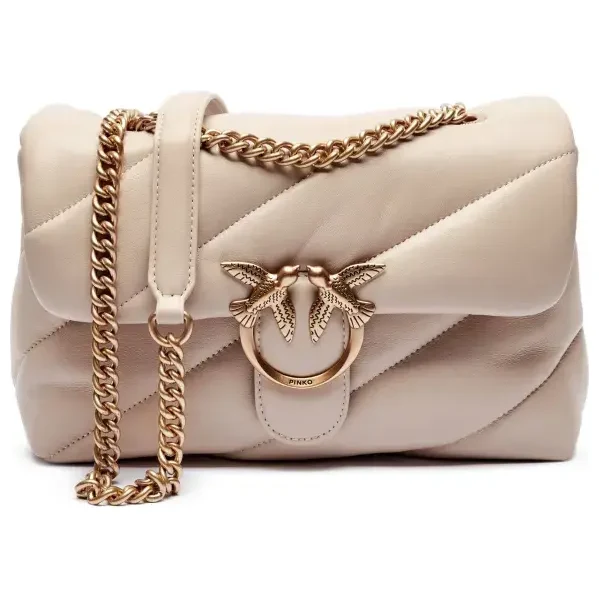 Pinko Kožená kabelka na rameno LOVE PUFF CLASSIC 57040027