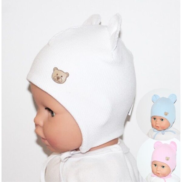 RADA Kojenecká čiapka Domka Rebro 2ks 57041113