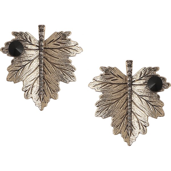 SOHI Náušnice Lee zlatá / čierna 57047947