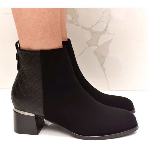 WDE Dámske čierne členkové čižmy Marbella 57054406