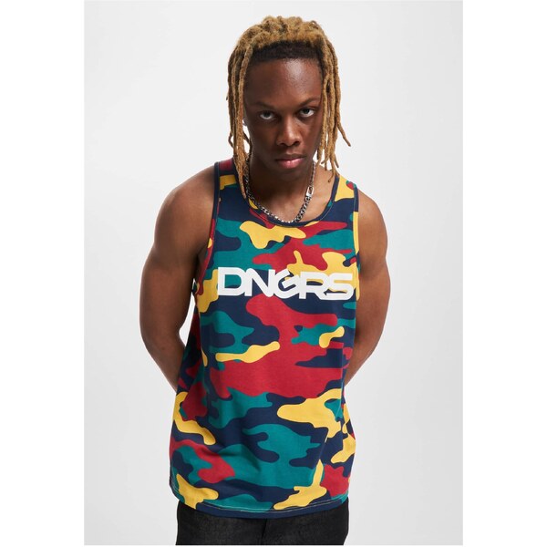 Dangerous DNGRS Mens Tanktop HideMe Colorful Camouflage 65802144