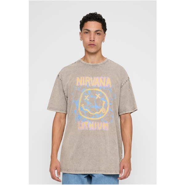 Mister Tee Mens T-shirt Lithium Oversize gray-beige 57060064