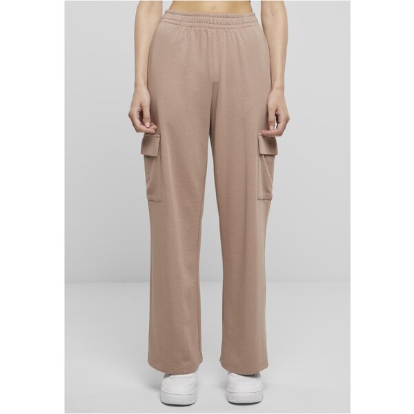 Urban Classics Womens Baggy Light Terry Sweatpants Powder Pink 57060084
