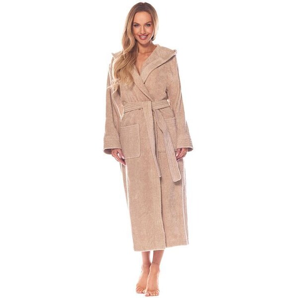 L&L Dámsky župan Morgan svetle hnedý 32784582