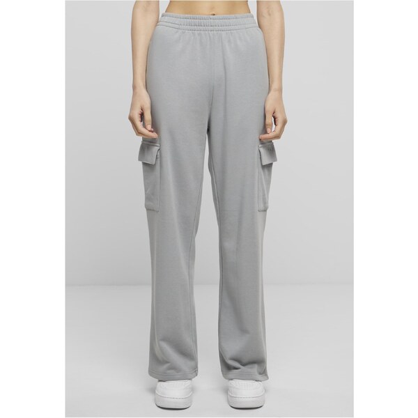 Urban Classics Womens Baggy Light Terry sweatpants in light asphalt 57075481