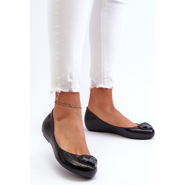 Kesi Dámske baleríny so srdcom ZAXY Black 57076064