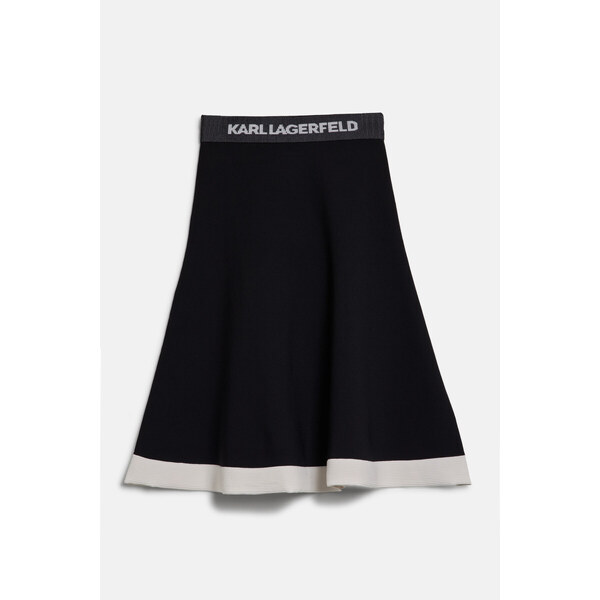 SUKŇA KARL LAGERFELD FLARED KNIT SKIRT 57077121