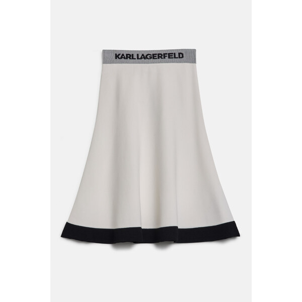 SUKŇA KARL LAGERFELD FLARED KNIT SKIRT 57077122