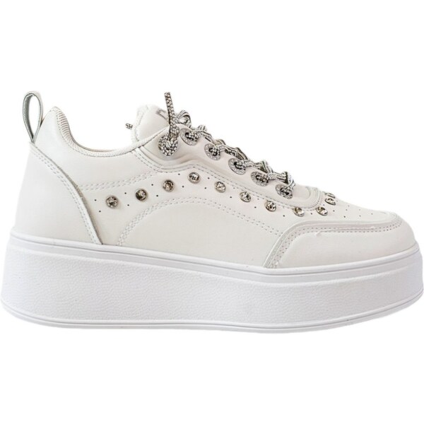 Biele tenisky Laura Biagiotti Stras White 57079839
