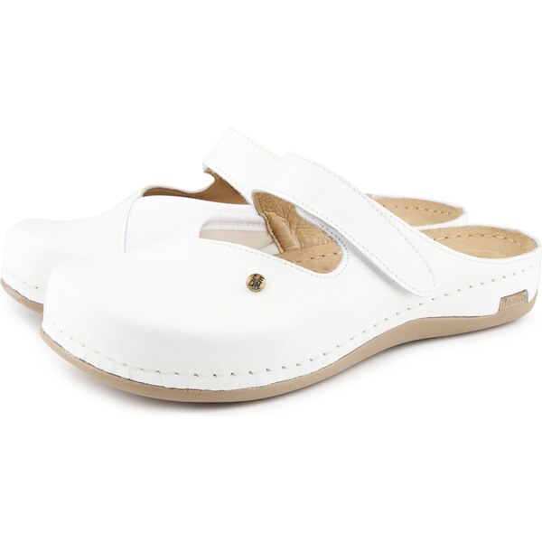 Sanja Ristić Dámske kožené šľapky na hallux Leontýna biela veľkosti 65798890