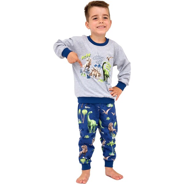 CORNETTE Chlapčenské pyžamo 593/163 Dinosaur 58288483