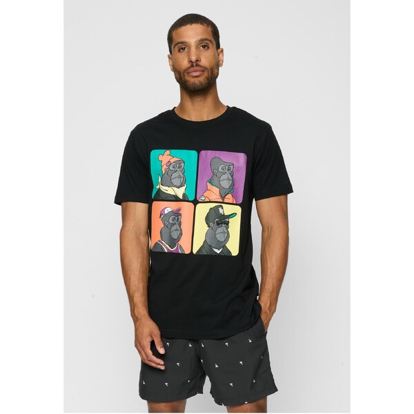 Mister Tee Bored Gorilla Multi Tee black 57100256