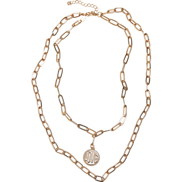 Urban Classics Love Basic Necklace - Gold 57100258