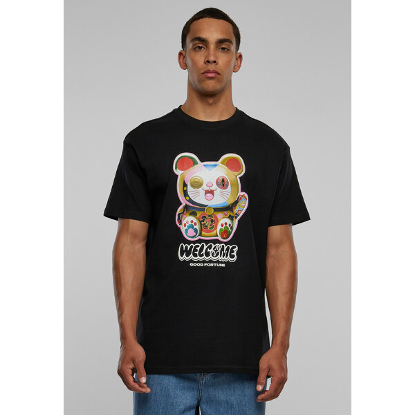 Mister Tee Welcome Cat Heavy Oversize Tee black 57100278