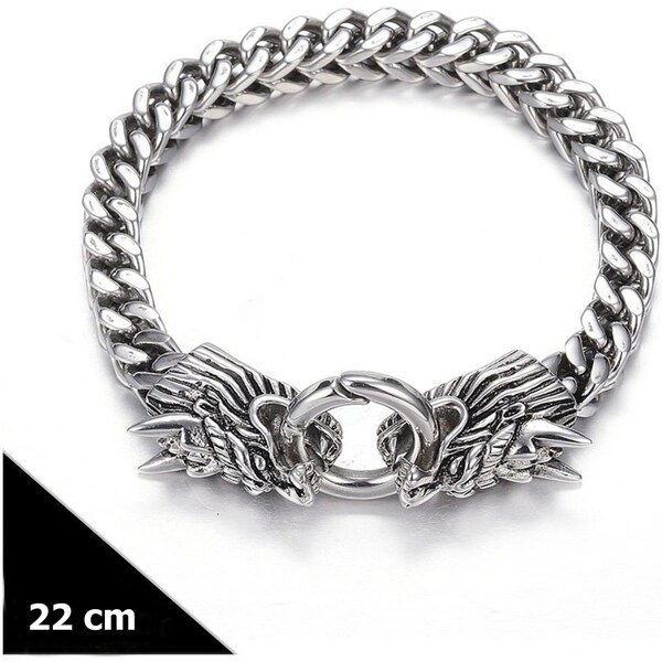 CITY STORM Pánsky náramok hlava Draka - Draconis z chirurgickej ocele 66889065