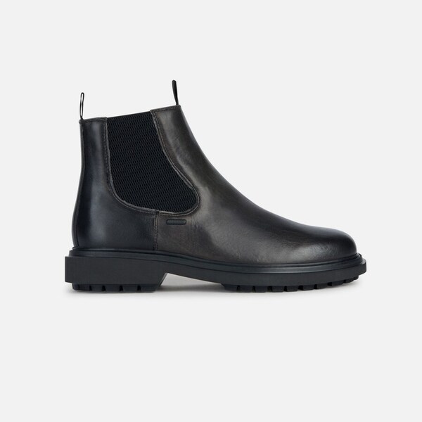 Black mens ankle boots Geox Faloria B Abx - Men 57125128