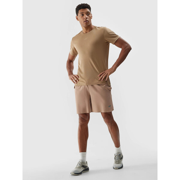 Mens 4F Quick Dry Sports Shorts - Beige 57120688
