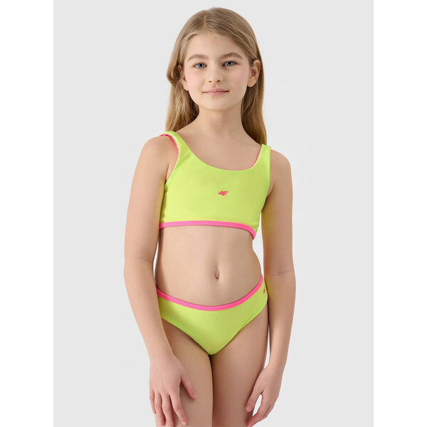 Girls 2-piece swimsuit 4F - green/pink 57141761