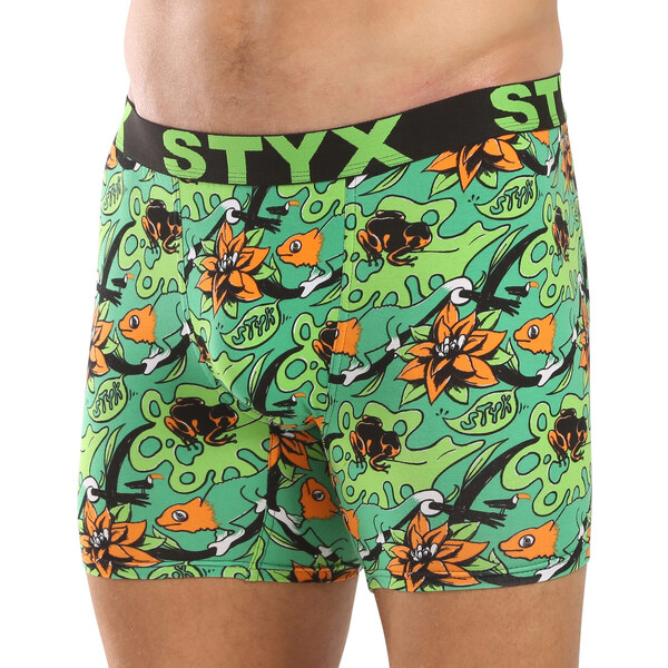 Pánske boxerky Styx long art športová guma tropic (UN1557) 61485141