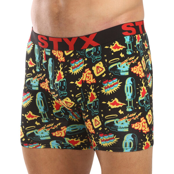 Pánske boxerky Styx long art športová guma toohot (UN1458) 57135726