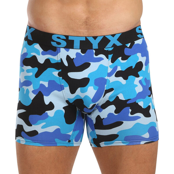6PACK pánske boxerky Styx long art športová guma viacfarebné 58441146