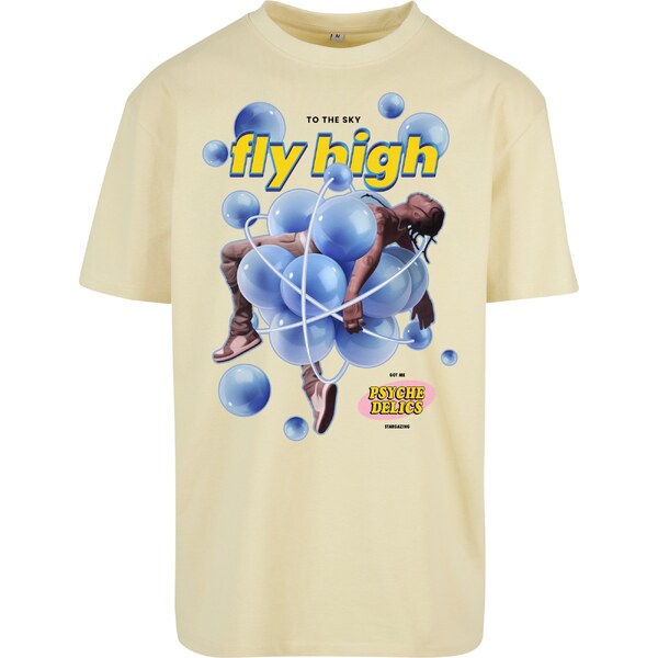 Mister Tee Psychadelic Oversize T-shirt soft yellow 57100270