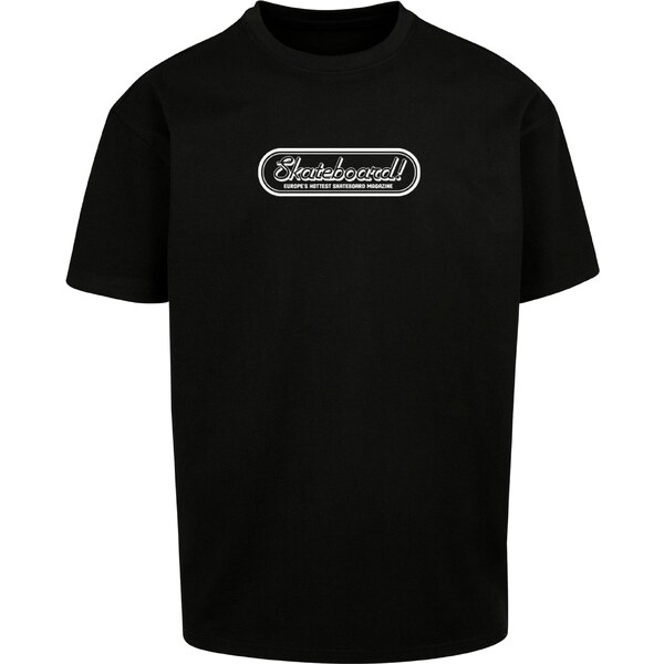 Merchcode Mens T-shirt Skateboard Magazine Logo black 57143040
