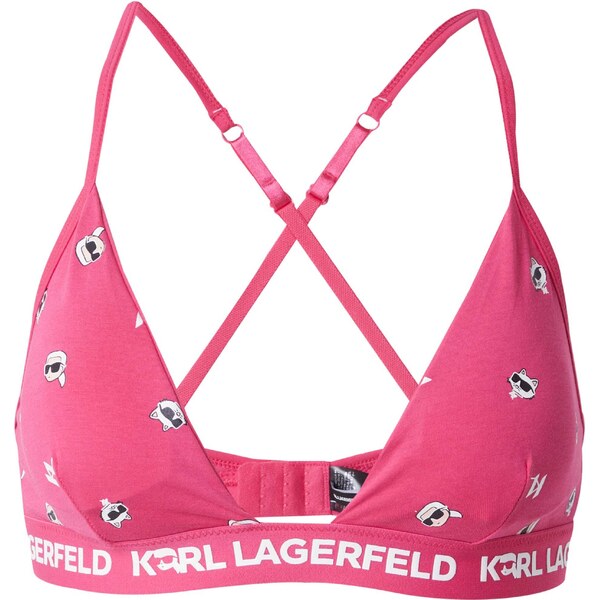 Karl Lagerfeld Podprsenka IKONIK 2.0 béžová / malinová / čierna / 56270475